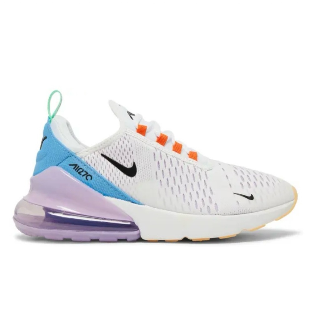Nike Women’s Air Max 270, White/Black/Safety Orange